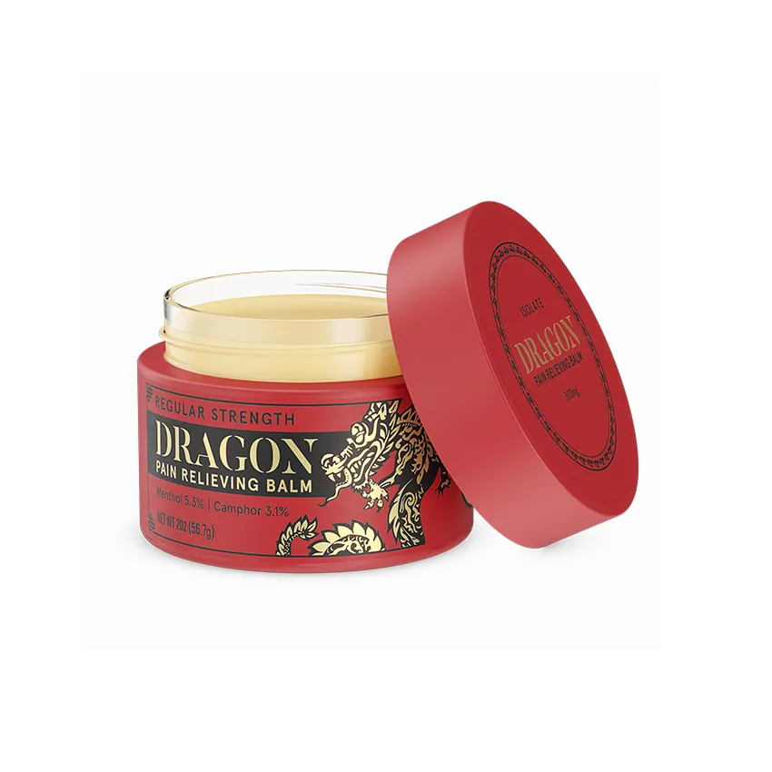 Dragon Pain Relieving Balm Regular Strength Jar 2oz - Isolate Formula